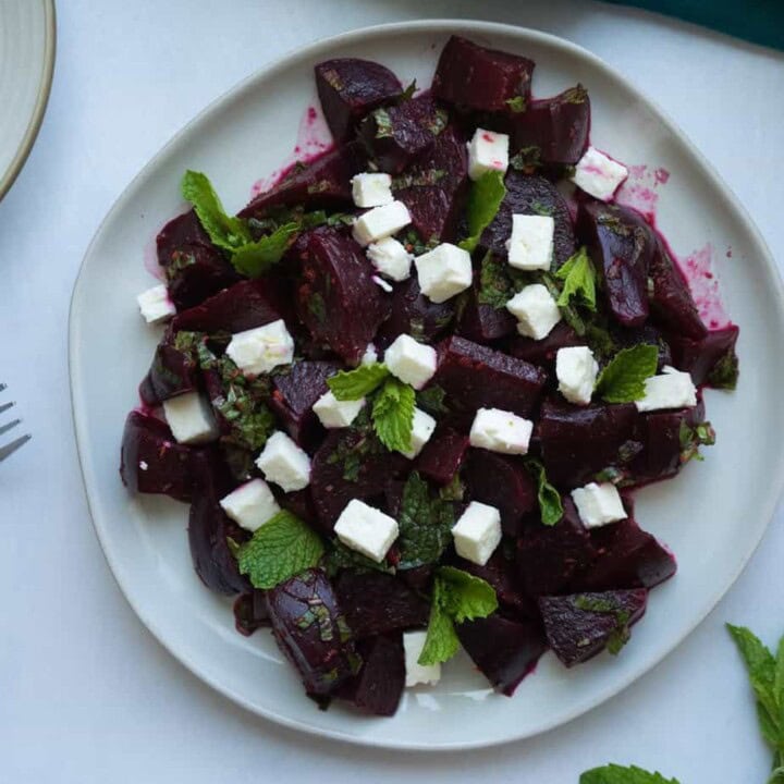 beet salad with feta cheese