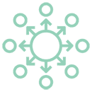 branding value icon for collaboration