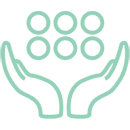 branding value icon for symmetry