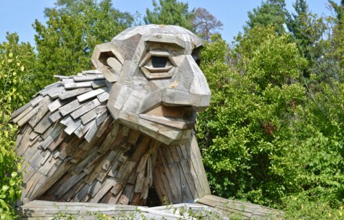 Giant Trolls at the Morton Arboretum in Illinois
