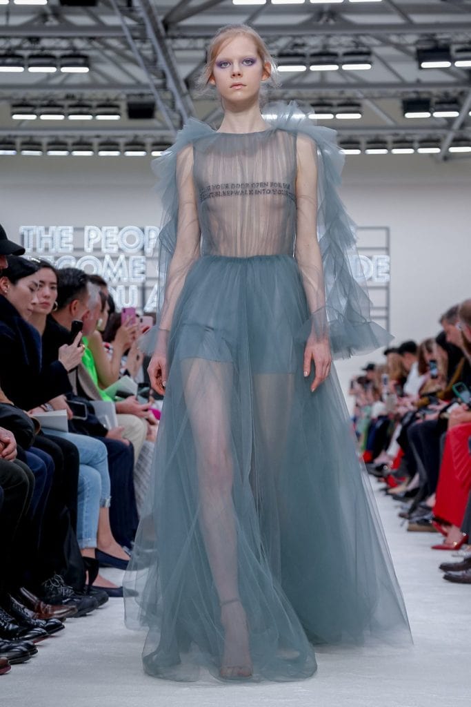 valentino blue dress