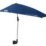Sport-Brella Versa-Brella 4-Way Swiveling Sun Umbrella (Midnight Blue), 38x39