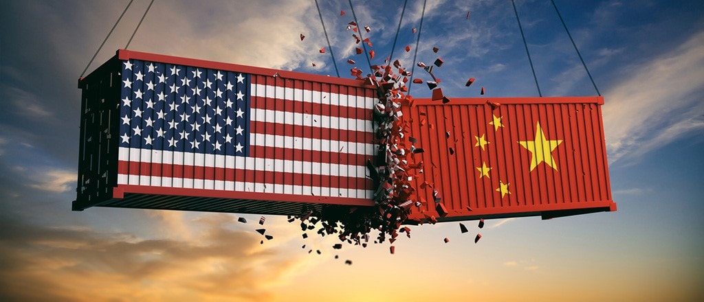 The Signing Of A Trade Agreement Between US And China In 2020