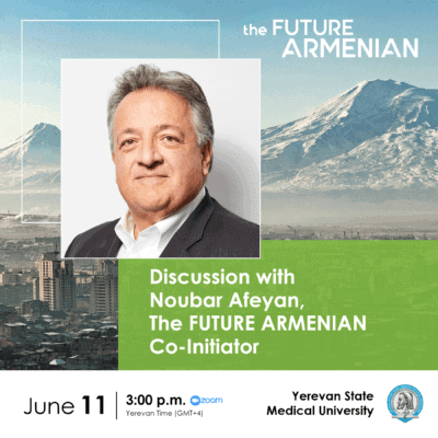 Discussion with The FUTURE ARMENIAN Co-Initiator Noubar Afeyan and YSMU students
