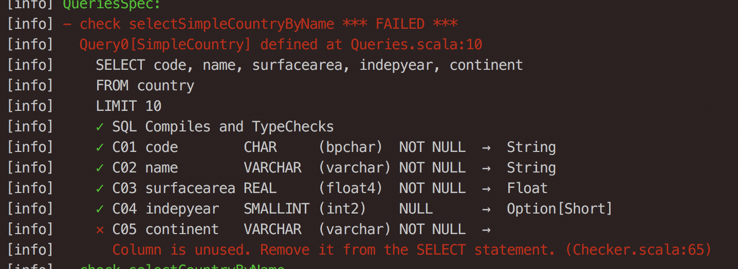 Selecting more fields than necessary