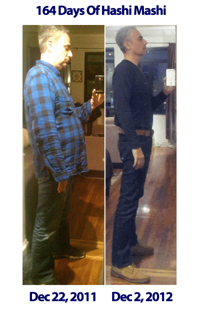 Weight Loss Before and After Pictures - Hashi Mashi Diet + Training - Fit Apprentice Plan