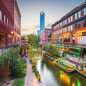 Bricktown, Oklahoma City, Oklahoma, USA