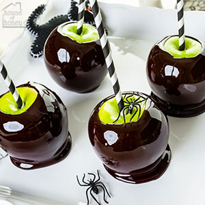 Black Candy Apples