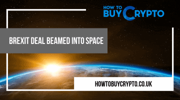 Beamed into space image using bitcoin