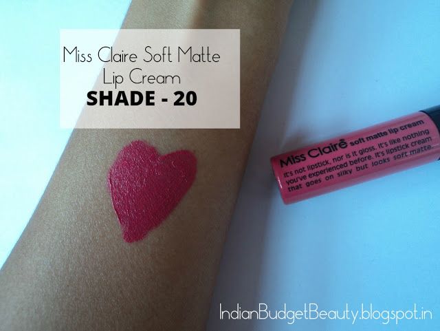4 Miss Claire Soft Matte Lip Cream Swatches 20
