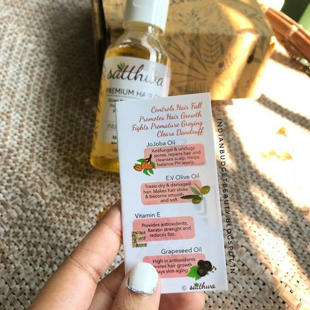 satthwa hair oil ingredients satthwa premium hair oil review