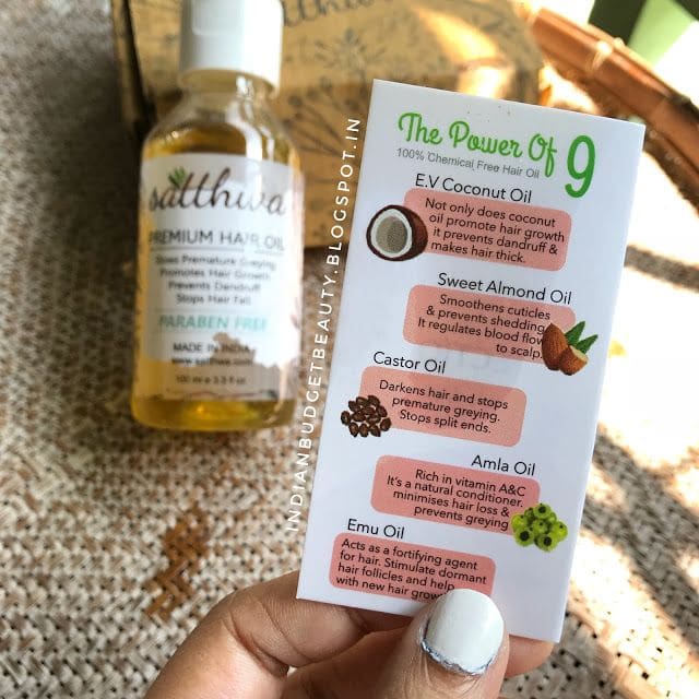 satthwa hair oil ingredients satthwa premium hair oil review