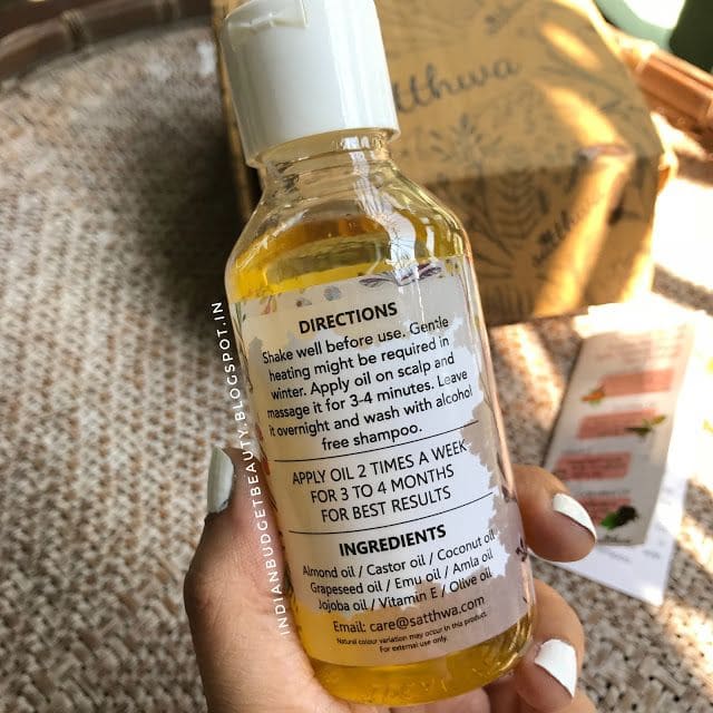 satthwa hair oil review satthwa premium hair oil review