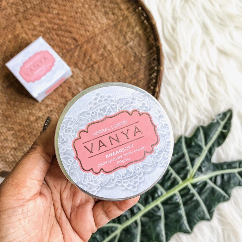 pomegranate body cream vanya herbals 3 Vanya Herbals Anaarsoft Pomegranate Body Cream review