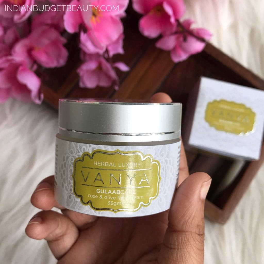 vanya herbals rose and olive face cream review vanya herbals rose and olive face cream