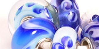 Trollbeads Fragment blue set