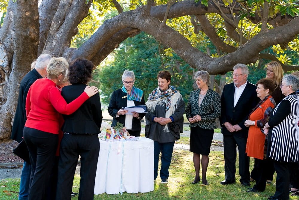 funeral celebrant staged funeral