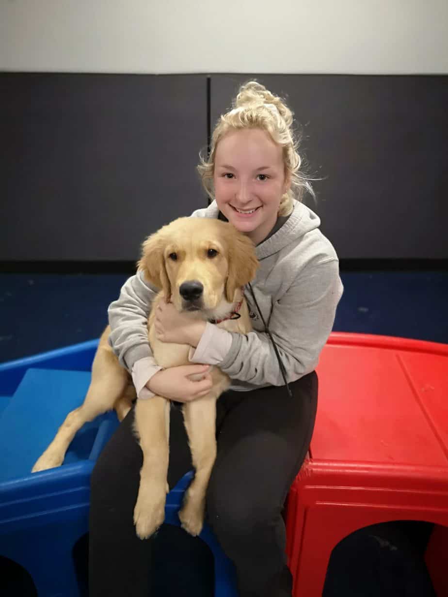 Taylor - K9HQ Kelsey - K9HQ trainer in Victoria