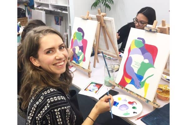 Sip-and-Paint-Ladder-Art-Space