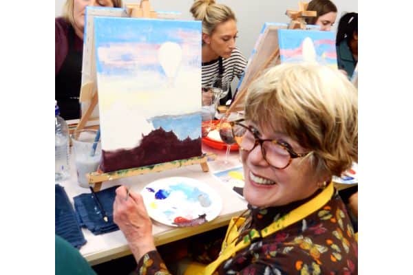Sip-and-Paint-Ladder-Art-Space