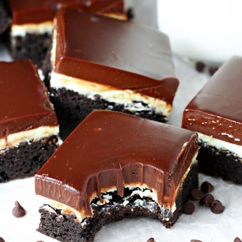 Chocolate Mint Brownies (BYU Copycat)
