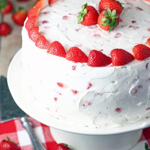 Strawberries & Cream Cake