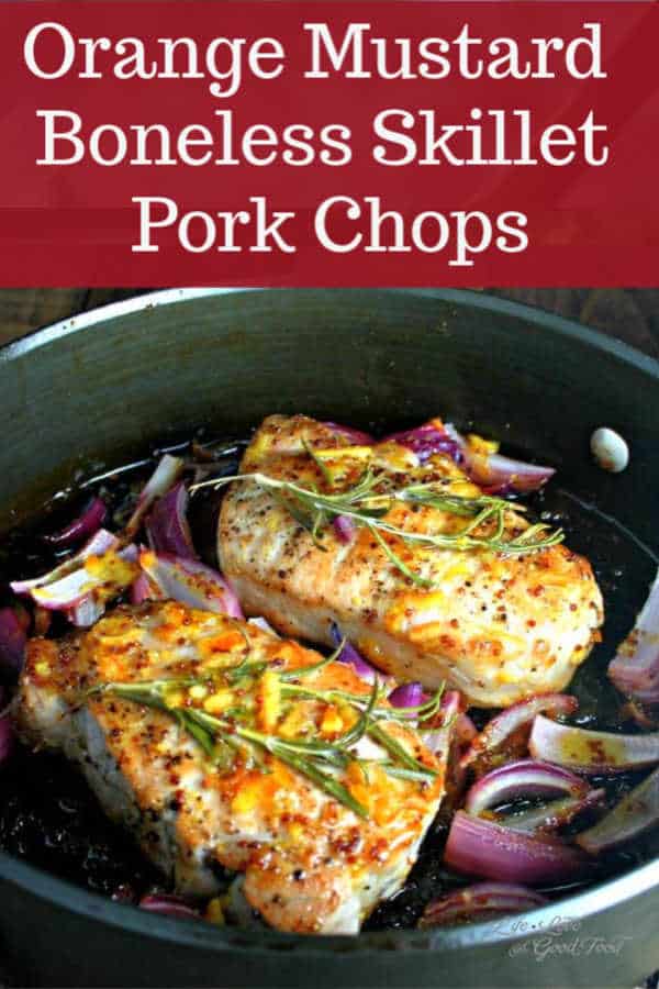 Oranges and a good-quality stone ground mustard make a wonderful glaze for these delicious oven-baked Orange Mustard Glazed Pork Chops.