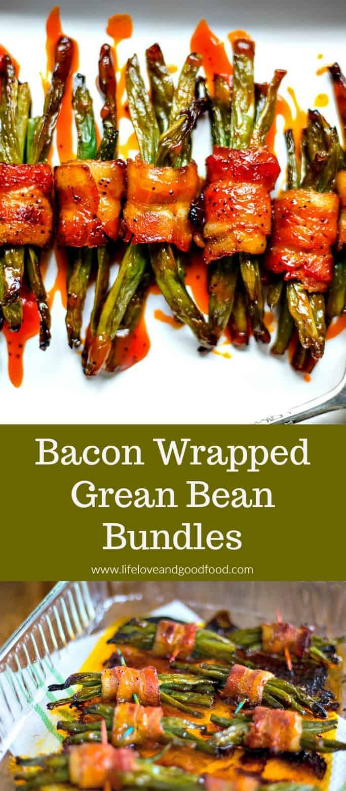 Bacon Wrapped Green Bean Bundles, an elegant side dish for special dinners, are made with just three ingredients! These take a little prep time, but you won't believe how easy they are to make! #greenbeans #baconwrappedgreenbeans #vegetable #sidedish