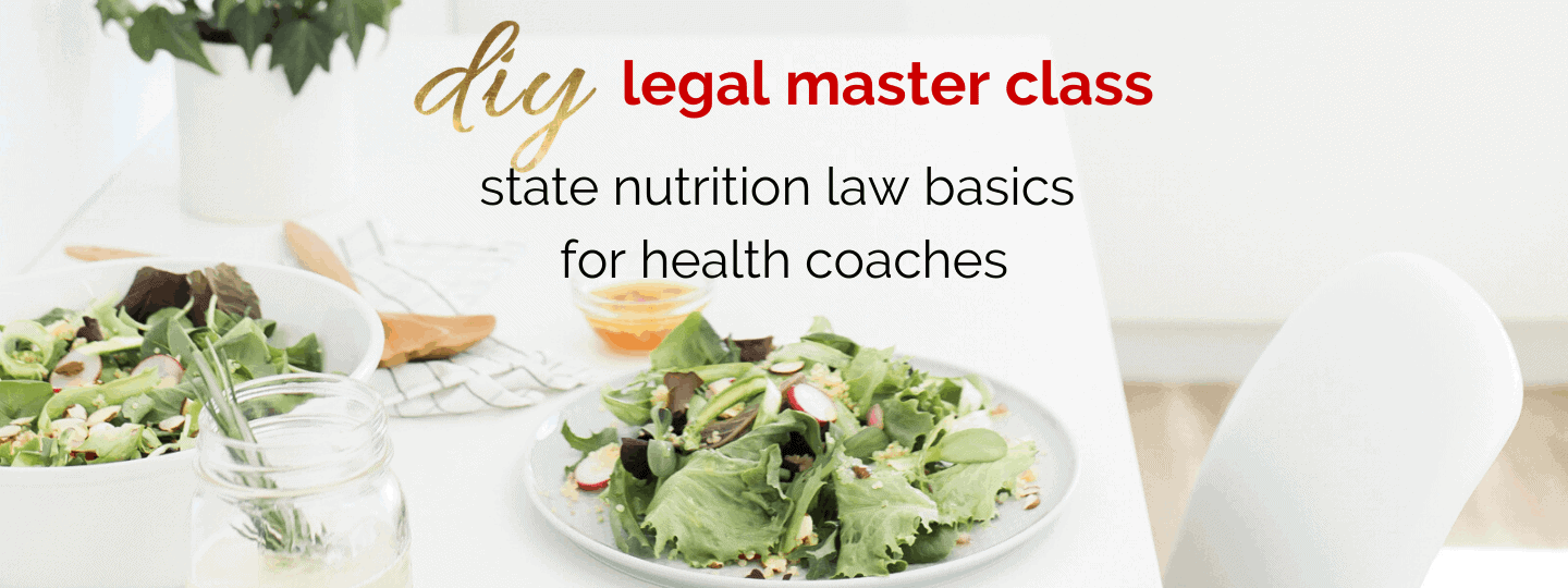 legal master class State Law Basics for Health Coaches