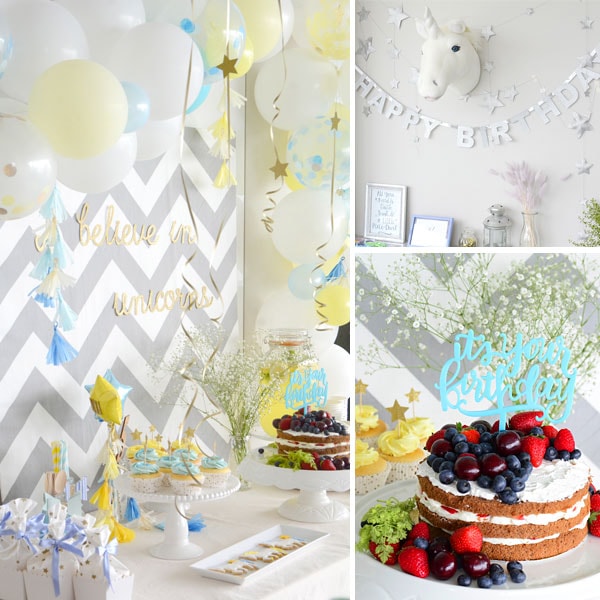 ユニコーンテーマのバースデーパーティー:Unicorn Themed Birthday Party