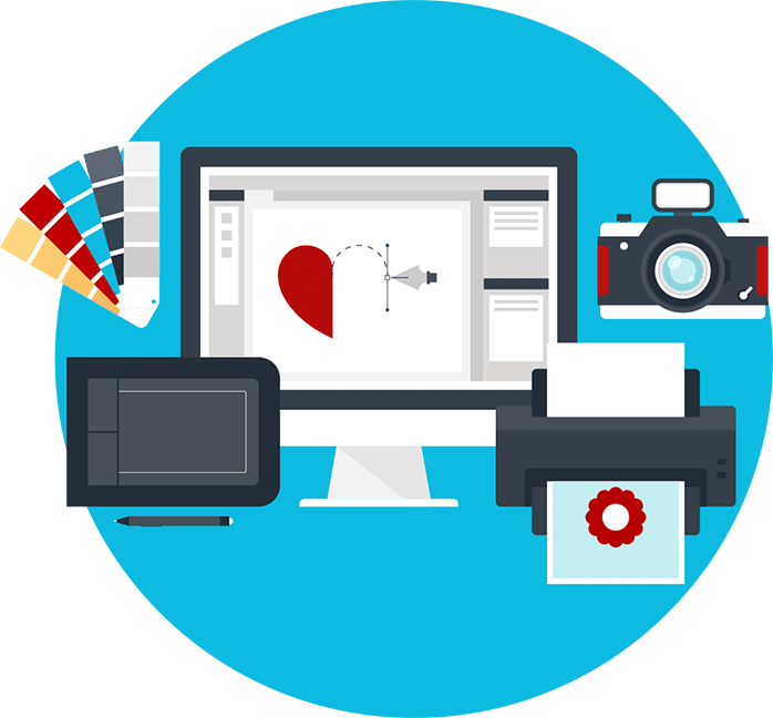 business-branding-flat-icon-artwork Business Branding Flat icon Artwork