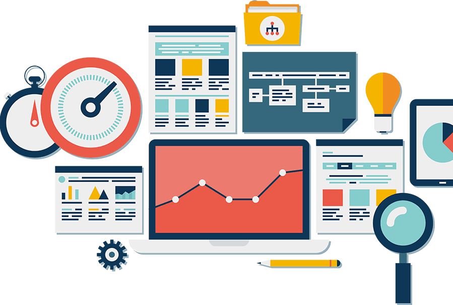 business-optimization-package-flat-icon-artwork Business Optimization Package Flat icon Artwork