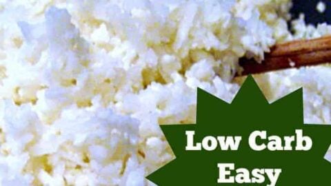 How to Make Cauliflower Rice, quick and easy recipe for the microwave, great for a low carb meal