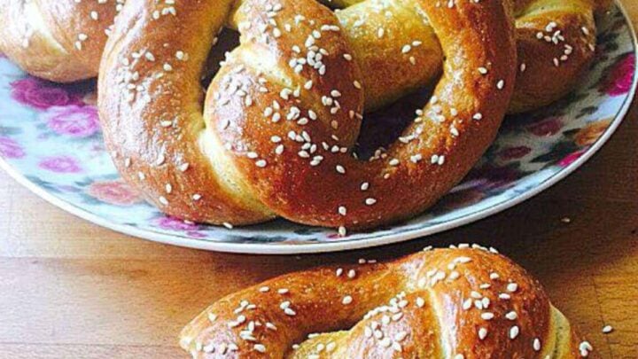Easy Pretzels. These are delicious and easy to make. You can add sweet or savory toppings, such as a chocolate coating or melted cheese, very flexible! Great party food!