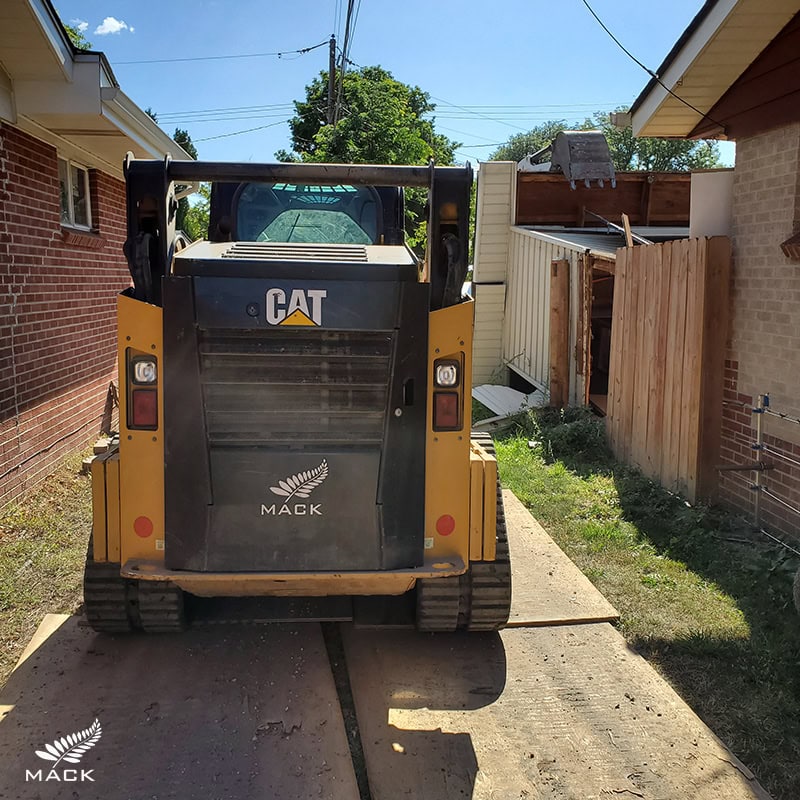 Mack Land LLC - Pool Removals: We specialize in using compact equipment.