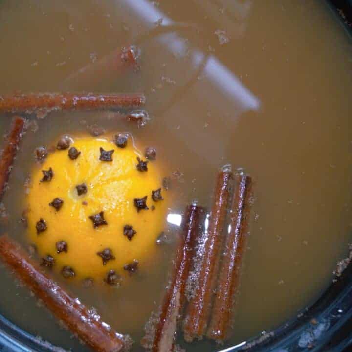 Slow Cooker Hot Spiced Apple Cider