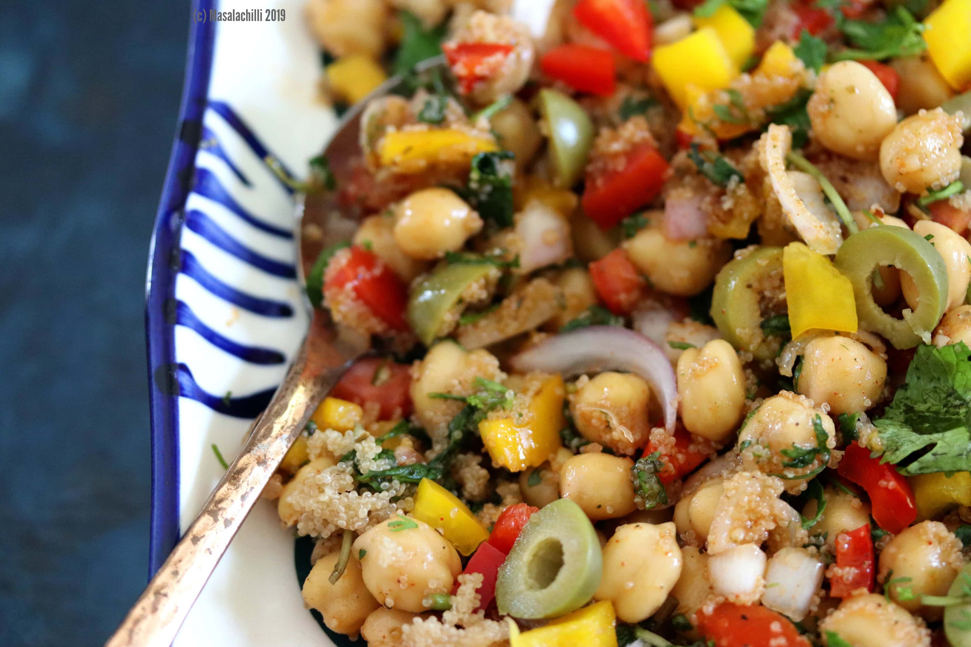 Gluten Free Vegan Dairy Free Mediterranean Chickpea Salad
