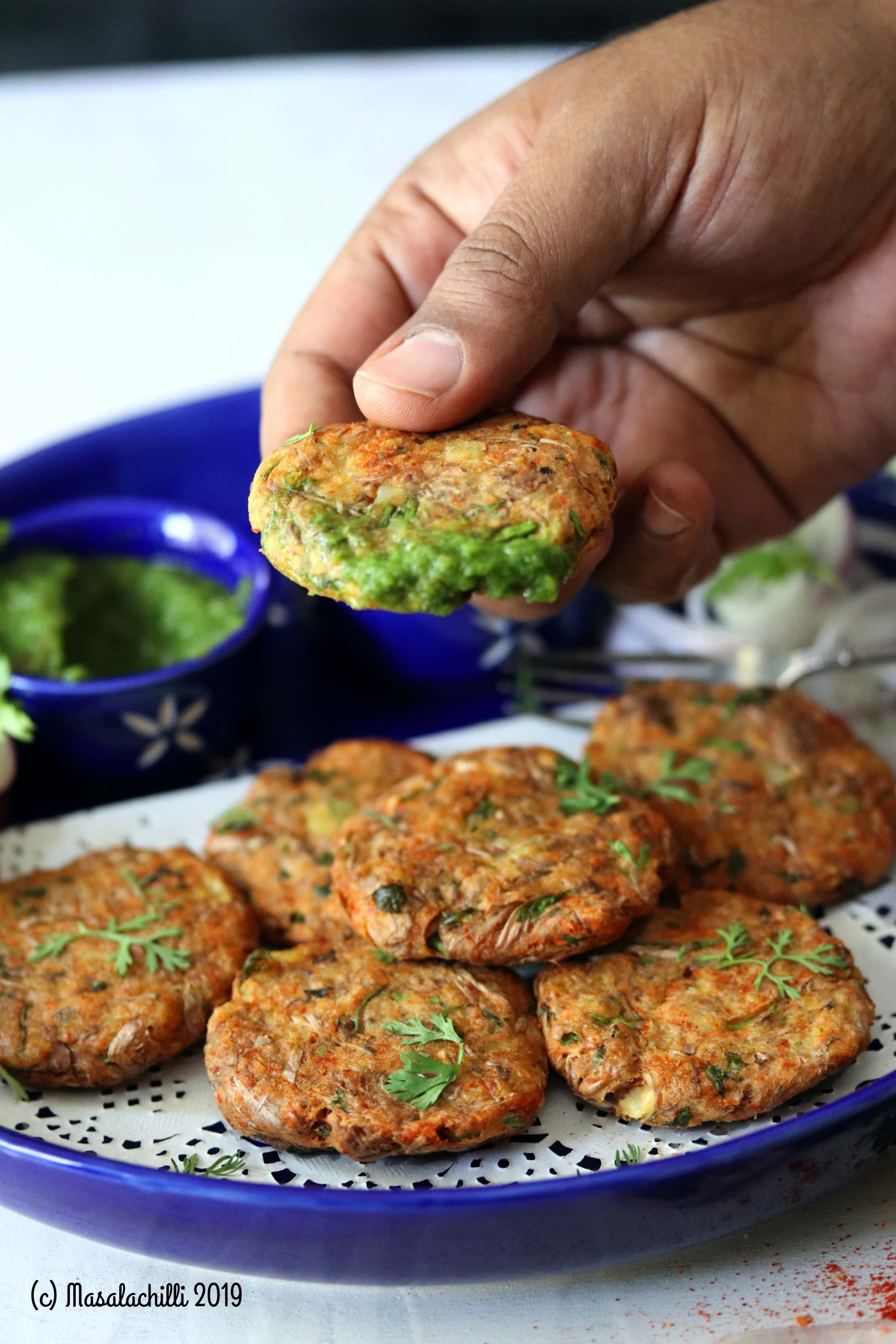 Summer snacks, Low oil, No Onion No Garlic Starter Recipe with Kathal or Jackfruit