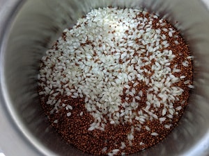 Rice and Whole Ragi Seeds