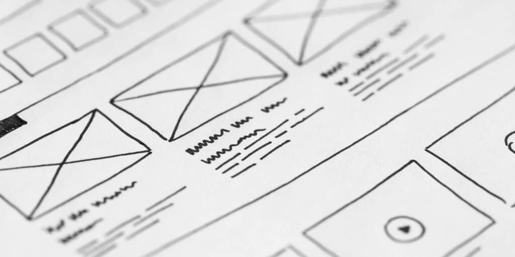 Single Page Website Wireframe