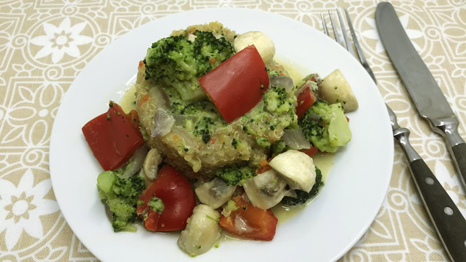 Beitragsbild Buntes Gemüse mit Quinoa