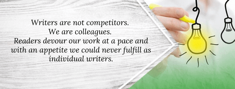 Writers aren't competitors