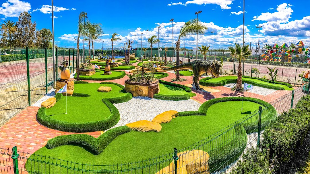 DinoGolf Devesa Gardens Instalación de Minigolf
