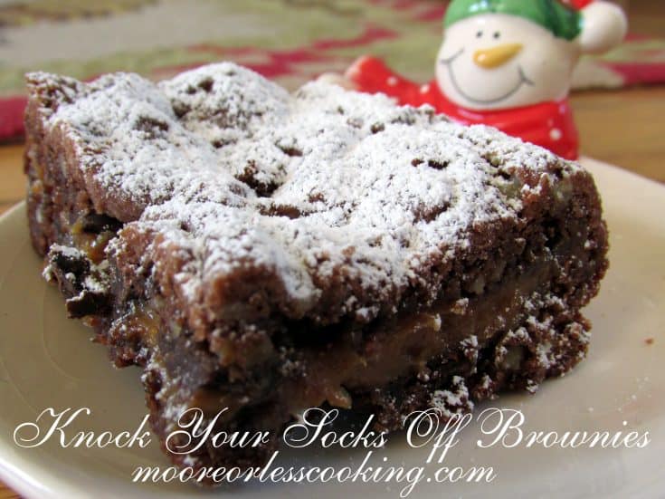 Knock Your Socks Off Brownies