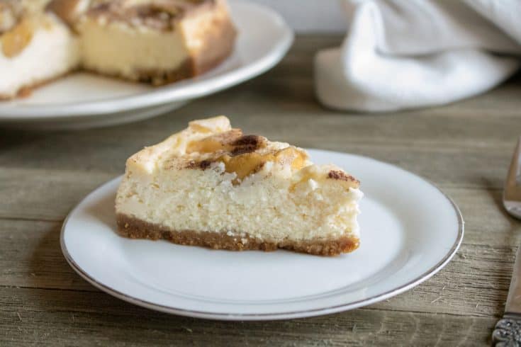 Instant Pot Apple Cheesecake