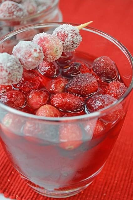 Frosted Cranberry Cocktail