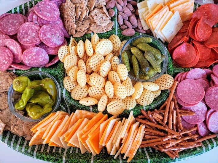 Game Day Meat and Cheese Board