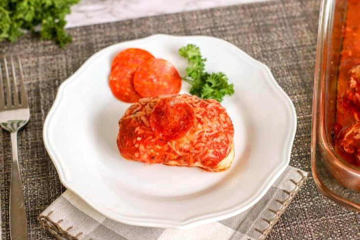 Keto Pizza Stuffed Chicken