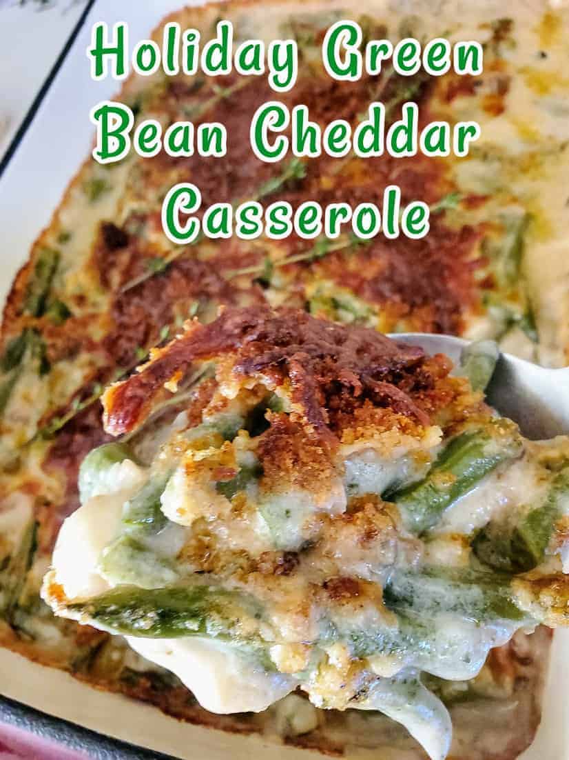 This Holiday Green Bean Cheddar Casserole is a must-have for any holiday dinner or special event. Prepare this recipe with ease and enjoy its creamy, crispy taste for lunch or dinner. via @Mooreorlesscook