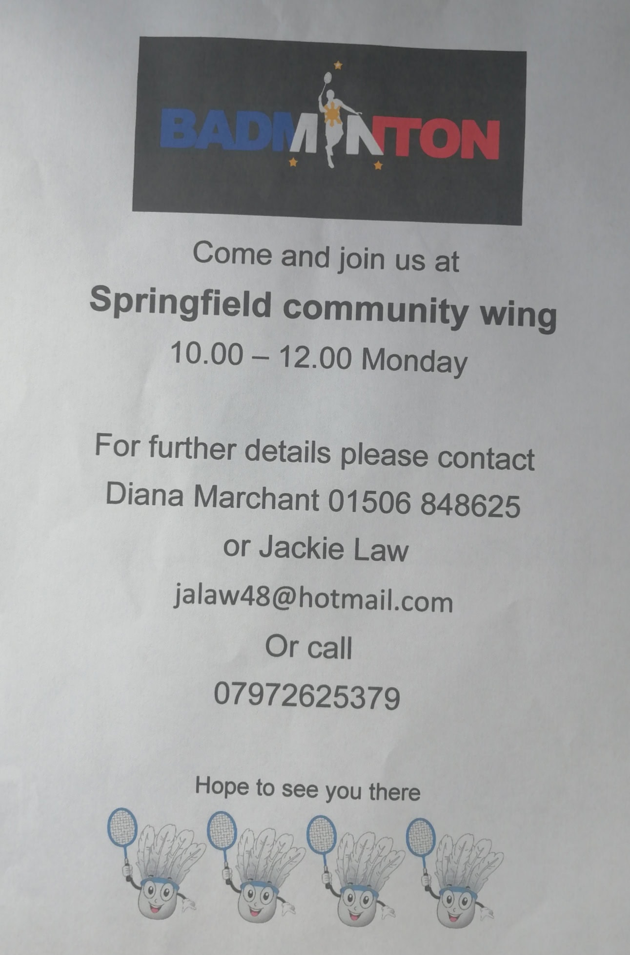 Badminton Poster